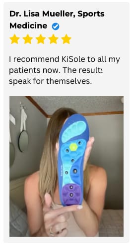 KiSole customer testimonial — recommended by daughter